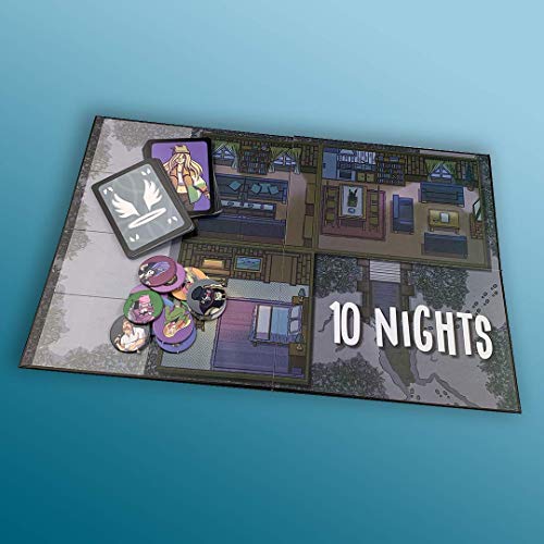 Átomo Games-10 Nights (Eng-SPA) Juegos de Mesa, Multicolor (Last Level BGNIGHTS)
