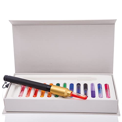Aura-Soma Juego de lápices luminosos y 14 colores de botella diseñados para combinar energías de color Aura-Soma en el campo energético fino.
