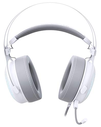 Auriculares Gaming Newskill Kimera V2 Ivory 7.1 Compatibles con PC y PS4 en Color Blanco