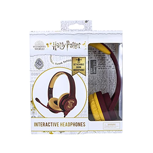Auriculares interactivos OTL Technlogies Harry Potter, con Cable, micrófono Incluido, para niños (Producto con Licencia Oficial)