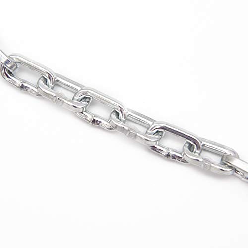 AUTO LABEL. Juego de 2 Cadenas de Nieve Metálicas Safe Grip Eslabón 9mm. Homologadas TÜV ÖNORM (Talla según Medidas de neumáticos) (Metálicas 9mm Safe Grip, Talla110)