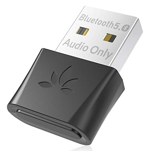 Avantree DG80 Bluetooth 5.0 Adaptador audio USB SOLO PS4 PS5 Windows Mac Linux PC Ordenador,no necesita instalación driver,aptX Baja Latencia Dongle música y llamadas,funciona auriculares y altavoces