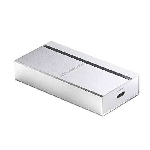 AVerMedia ExtremeCap UVC BU110, tarjeta de captura HDMI a USB 3.0, grabar, transmitir y convertir video Full HD sin comprimir a 1080p60, sin controlador, compatible con Windows, Mac y Linux OS