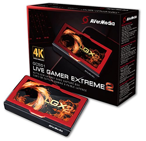 AVerMedia Live Gamer Extreme 2 Dispositivo para capturar Video USB 3.0 - Capturadora de vídeo (60 pps, 480i,480p,576p,720p,1080i,1080p,2160p, MPEG4, 182 g, 145,3 mm, 97,2 mm)