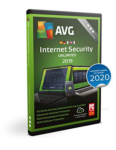 AVG Internet Security 2020 | Dispositivos Ilimitados | 1 Año | En Caja