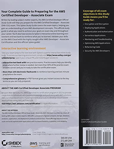 AWS Certified Developer Official Study Guide: Associate (DVA–C01) Exam