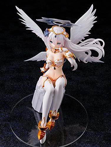 AWSLXS 23cm Cyberdimension Neptunia 4 diosas en línea Black Heart Noire PVC Figura Juguetes muñeca Modelo estática Estatua colección decoración Regalo