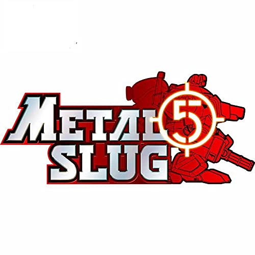A/X 13 cm 6,6 cm para Metal Slug Logo Pegatinas de Coche Vinilo Impermeable a Prueba de arañazos