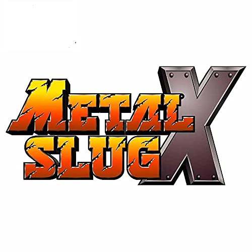 A/X 13 cm 6,6 cm para Metal Slug Logo Pegatinas de Coche Vinilo Impermeable a Prueba de arañazos