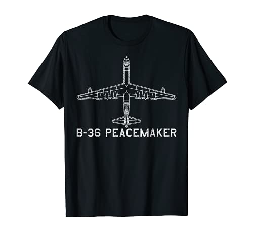 B-36 Peacemaker Strategic Bomber Classic USA Warplane Regalo Camiseta