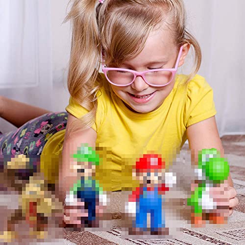 Babioms Decoración para Tarta - 6 piezas de decoración para tarta de cumpleaños de animales de dibujos animados, el mejor regalo para niños