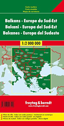 Balcani-Europa sud-est-Europa 1:2.000.000: Wegenkaart 1:2 000 000: AK 2003 (Auto karte)