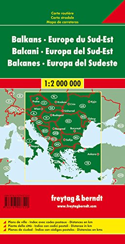 Balcani-Europa sud-est-Europa 1:2.000.000: Wegenkaart 1:2 000 000: AK 2003 (Auto karte)