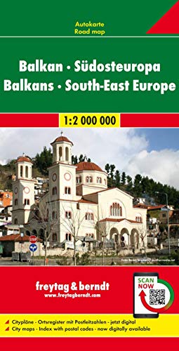 Balcani-Europa sud-est-Europa 1:2.000.000: Wegenkaart 1:2 000 000: AK 2003 (Auto karte)