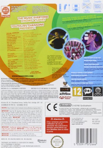 Band Hero (Guitar Hero) - Jeu seul [Importación francesa]