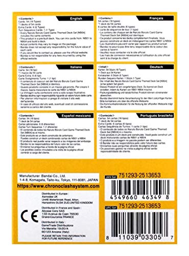 BANDAI 2482207 Juego de Cartas, Multicolor