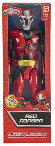 Bandai 43621 Power Rangers Ninja Steel - Figura coleccionable, Rojo, 5 x 11 x 30 cm