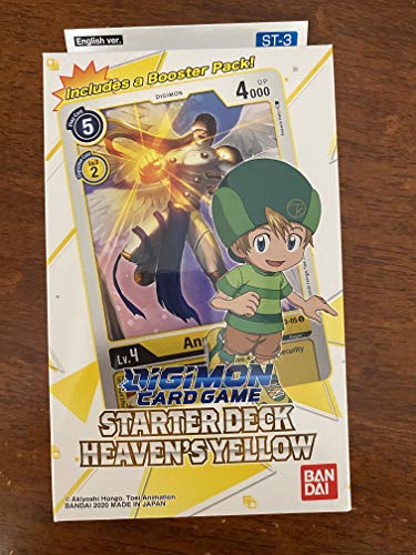 Bandai - Juego de Cartas Digimon: Starter Deck- Heaven's Yellow - Juego de Cartas de Trading