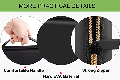 Bandeja para dados compatible con el juego de dados DND, juego de rol como mazmorras y dragones, soporte para exhibición tu juego favorito de 7 piezas o almacenar hasta 35 dados, color negro