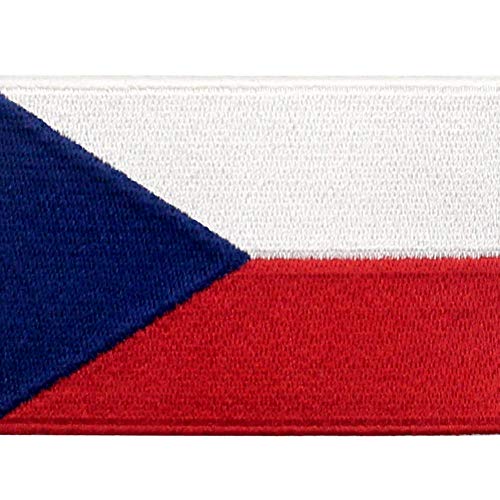 Bandera de la república checa Parche Bordado de Aplicación con Plancha