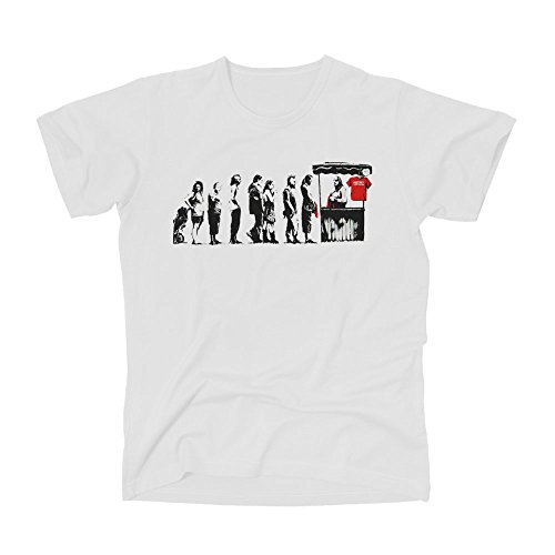 Banksy Capitalism T-Shirt Queue Women's T-Shirt
