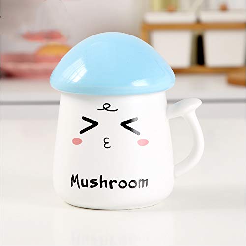 baporee Creative Cartoon Mushroom Ceramic Mug Mug Cup 301-400ml Mushroom Cup-C