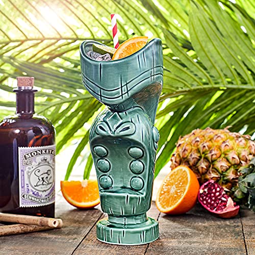 bar@drinkstuff Mouth Tiki Mugs - Taza de cerámica hawaiana (600 ml)