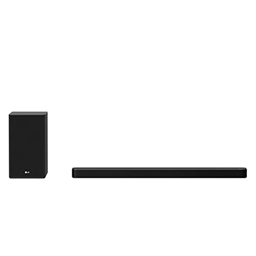 Barra de Sonido Inteligente LG SP8YA de 440W de Potencia 3.1.2 Canales Sonido Hi-Res Audio, Dolby Atmos y DTS:X. Compatible con AirPlay 2, Spotify, Alexa, Chromecast