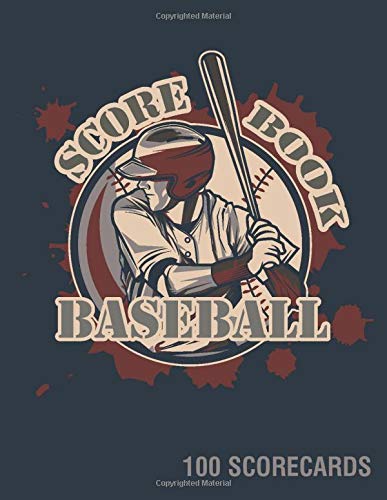 Baseball Scorebook With 100 Scorecards: Baseball Score Keeping Book, Track Your Team And Your Games!