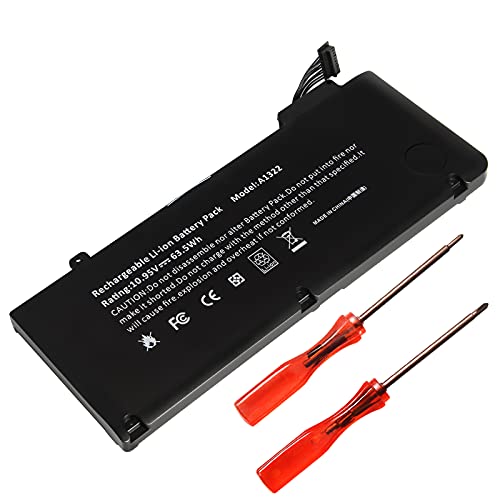 Batería de Ordenador portátil ASUNCELL para Apple MacBook Pro 13 Pulgadas A1278 A1322 (versión de Mediados de 2009 2010 2011 2012) MB990 * / A / MB990CH / A / MB990J / A / MB990LL / A / MB990TA / A