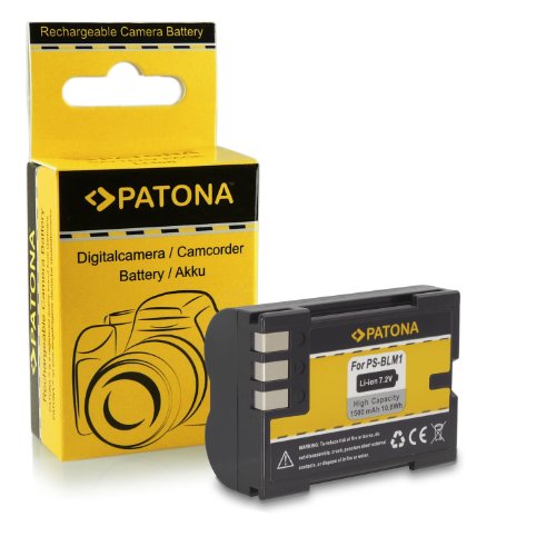 Batería PS-BLM1 para Olympus C-5060 Wide Zoom | C-7070 Wide Zoom | C-8080 Wide Zoom | E-1 | E-3 | E-30 | E-300 | E-330 | E-500 | E-510 | E-520 | E1 | E3 | E30 | E300 | E330 | E500 | E510 | E520