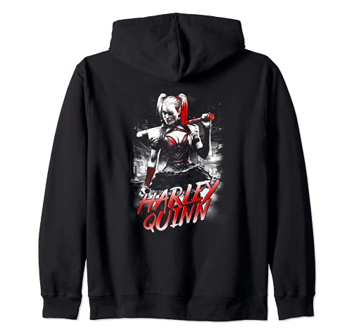Batman: Arkham Knight Harley Quinn City Sudadera con Capucha