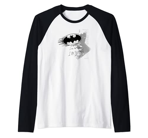 Batman I Am Vengeance Camiseta Manga Raglan