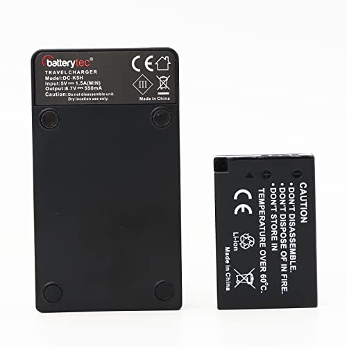 Batterytec® Batería de Repuesto para Canon cámara LP-E17,Canon EOS RP, 200D, 77D, 750D, 760D, 800D, 8000D, Digital SLR cámara y Cargador portátil Micro USB [Recargable,750mAh,12 Meses de garantía]