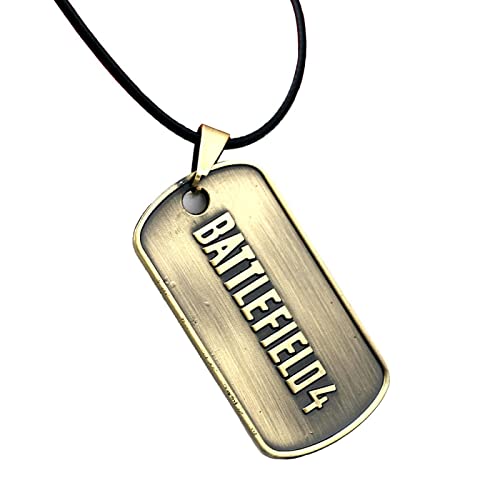 Battlefield 4 Game Peripheral Jewelry Collar Con Personalidad Para Hombres Colgante Army Brand Colgante Collar De Marca De Perro