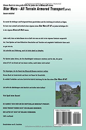 Bau ein AT-AT in Minecraft: Wie baut man einen AT AT in Minecraft (Minecraft Star Wars Bauplan)