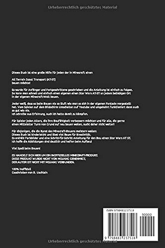 Bau ein AT ST in Minecraft:: Wie baut man ein All Terrain Scout Transport (AT-ST) in Minecraft (Minecraft Star Wars Bauplan)