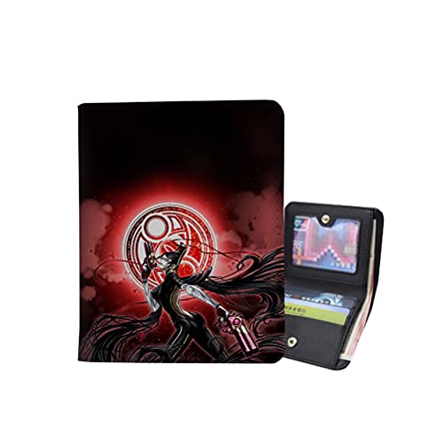 Bayonetta Bloody Fate Elegante Elegante Billetera Monedero Monedero Monedero de Moda Exquisito Monedero Monedero Unisex Mujeres y Hombres Impresos Monedero Duradero Monedero
