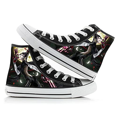 Bayonetta Bloody Fate Zapatos de Lona para Caminar al Aire Libre Ligeros Hombres Zapatos Deportivos Zapatillas de Deporte Casuales Activos Unisex Mujeres y Hombres Mujeres Confort ZAPA