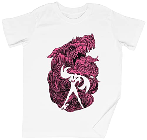 Bayonetta Gomorra Convocar Continuar Blanca Niños Chicos Chicas Camiseta Unisexo Tamaño XL White Kid's Boys Girls tee Size XL
