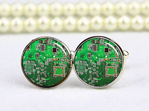 Beautiful Dandelion Gemelos de placa de circuito, ingeniero de TI, placa base, gemelos personalizados