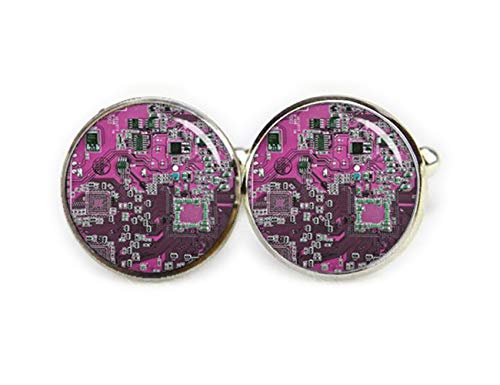 Beautiful Dandelion Gemelos de placa de circuito, ingeniero de TI, placa base, gemelos personalizados
