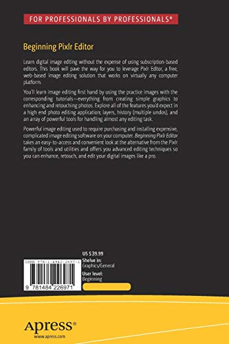 Beginning Pixlr Editor: Learn to Edit Digital Photos Using this Free Web-Based App