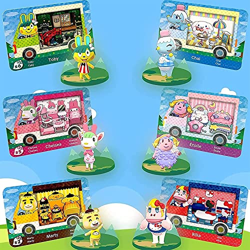 BEIDA 30 Pcs Sanrio Amiibo Carácter Rare Tarjetas De Aldeano para El Cruce De Animales New Horizons, Acnh Tarjetas De Juego para Switchswitch Litewii Enslew 3ds (Tarjeta De 24 NFC + 6 Tarjeta Sanrio)