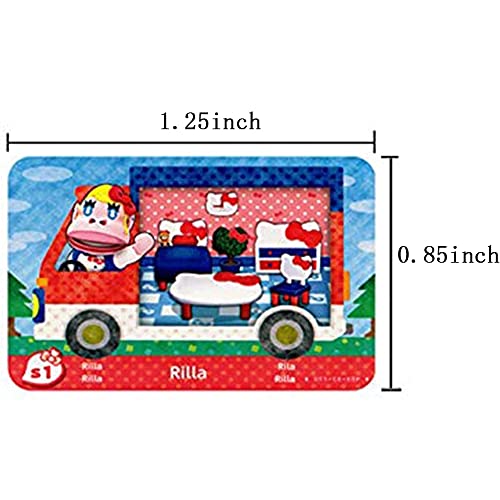 BEIDA 30 Pcs Sanrio Amiibo Carácter Rare Tarjetas De Aldeano para El Cruce De Animales New Horizons, Acnh Tarjetas De Juego para Switchswitch Litewii Enslew 3ds (Tarjeta De 24 NFC + 6 Tarjeta Sanrio)