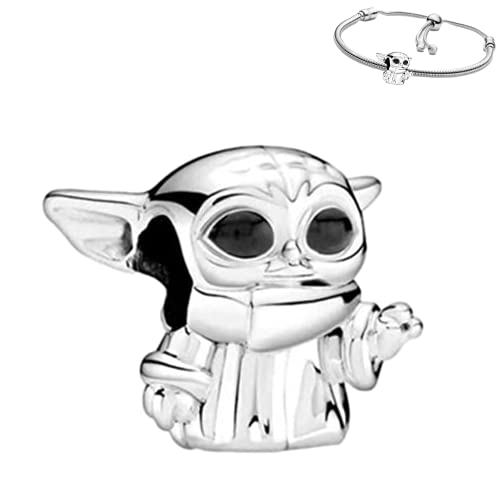 Belinia Prestige - Colgante Star Wars - para- pulsera o collar - 925/1000 Sterling +1 pulsera ajustable GRATIS