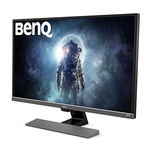 BenQ EW3270U - Monitor para entretenimiento de vídeo de 32" 4K UHD (3840x2160, 4ms, 60Hz, 2x HDMI, VA, 95% DCI-P3, FreeSync, Modo HDR, Brillo Inteligente Plus, DP, USB-C, altavoces, Eye-care) - Gris