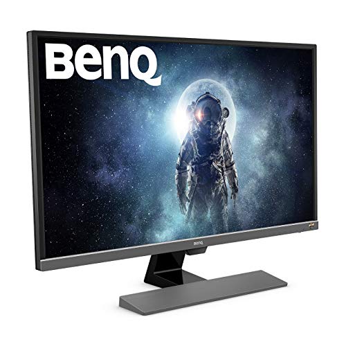 BenQ EW3270U - Monitor para entretenimiento de vídeo de 32" 4K UHD (3840x2160, 4ms, 60Hz, 2x HDMI, VA, 95% DCI-P3, FreeSync, Modo HDR, Brillo Inteligente Plus, DP, USB-C, altavoces, Eye-care) - Gris