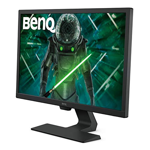 BenQ GL2480 - Monitor Gaming de 24" LED 1080p 1 ms 75 Hz con Eye-Care, antirreflejos y HDMI + Amazon Basics - Soporte Ajustable para Monitor