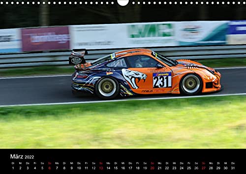 Bergrennen und Rallye im Porsche (Wandkalender 2022 DIN A3 quer)